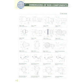 DIMENSION OF ROD COMPONENTS (DIMENSION DES COMPOSANTS ROD)