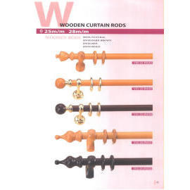 DIA. 25/28MM WOODEN CURTAIN RODS (DIA. 25/28MM WOODEN CURTAIN RODS)
