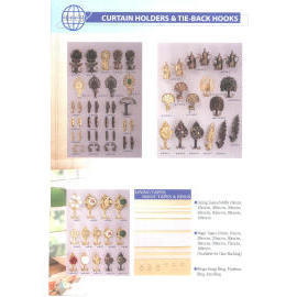 CURTAIN HOLDERS & TIE-BACK HOOKS (TITULAIRES DE RIDEAU & TIE-BACK CROCHETS)