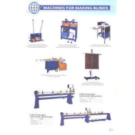MACHINES FOR MAKING BLINDS (Станки для изготовления ЖАЛЮЗИ)