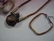 ancient lucky pot necklace