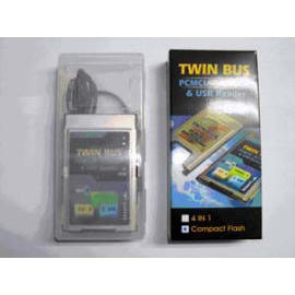 PCMCIA CARD READER/5 IN 1 TWIN BUS (PCMCIA Card Reader / 5 в 1 TWIN BUS)