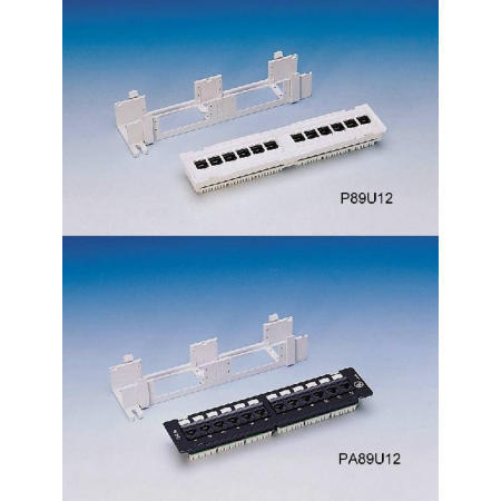 Cat.6/Cat.5e 89 Type Mini Patch Panels (Cat.6/Cat.5e 89 Type Mini Patch Panels)