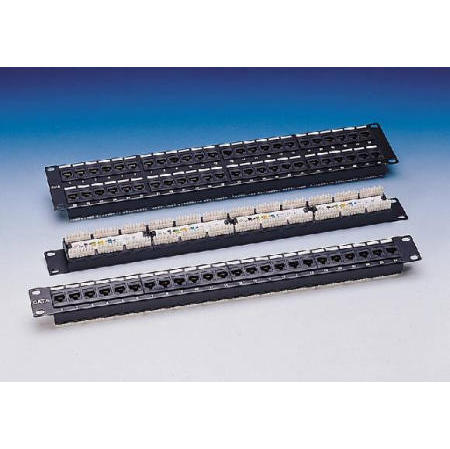 Cat.6/Cat.5e Unshielded Horizontal Patch Panels (Cat.6/Cat.5e non blindé horizontal panneaux de brassage)