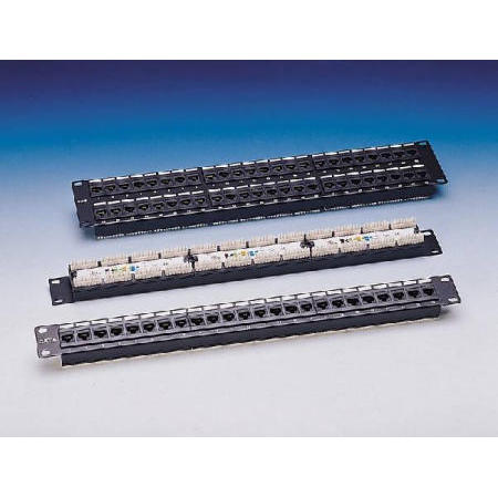 Cat.6/Cat.5e Unshielded Horizontal Patch Panels (Cat.6/Cat.5e non blindé horizontal panneaux de brassage)