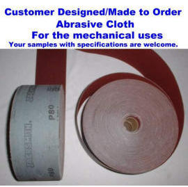 CUSTOMER DESIGNED ABRASIVE CLOTH Mechanical Abrasive Cloth in Customers` Designs (Kundenspezifische Schleifgewebe Mechanische Schleifgewebe in Designs der Kunden)