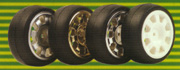 R/C Model Car Wheel for 1:10 Touring Car (R / C Modelle Car Wheel für 1:10 Tourenwagen)