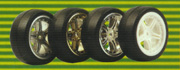 R/C Model Car Wheel for 1:10 Touring Car (R / C Modelle Car Wheel für 1:10 Tourenwagen)