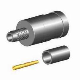 RF CONNECTOR (SMB STRAIGHT JACK CRIMP, RG316U)