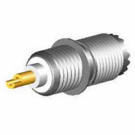 RF CONNECTOR (MU STRAIGHT JACK BULKHEAD RECEPTACLE) (RF CONNECTOR (MU STRAIGHT JACK BULKHEAD RECEPTACLE))