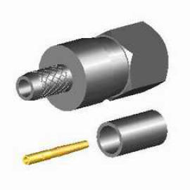 RF CONNECTOR (SMC STRAIGHT JACK CRIMP, RG316U)