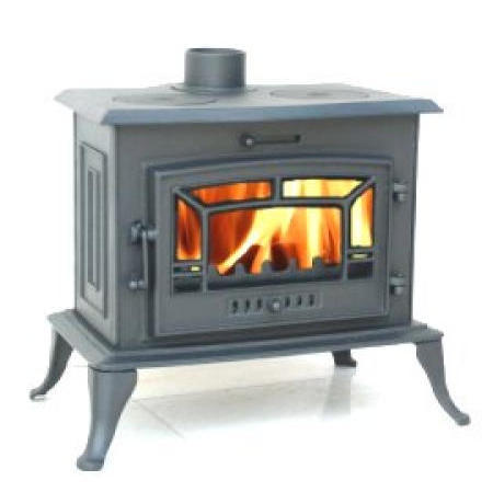 Cast Iron Wood Stove + Cleanburn System + Airwash System (Cast Iron Holz-Herd + Cleanburn System + Airwash System)