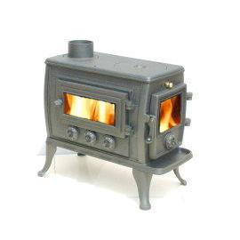 Cast Iron Wood Stove + Airwash System (Cast Iron Holz-Herd + Airwash System)