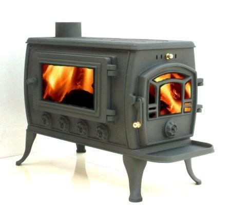 Cast Iron Wood Stove + Airwash System (Cast Iron Holz-Herd + Airwash System)