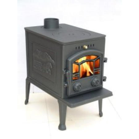 Cast Iron Wood Stove + Cleanburn System + Airwash System (Cast Iron Holz-Herd + Cleanburn System + Airwash System)