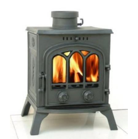 Cast Iron Wood Stove + Cleanburn System + Airwash System (Cast Iron Holz-Herd + Cleanburn System + Airwash System)