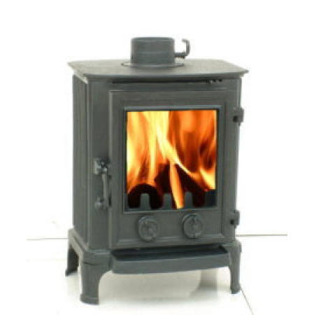 Cast Iron Wood Stove + Cleanburn System + Airwash System (Cast Iron Holz-Herd + Cleanburn System + Airwash System)