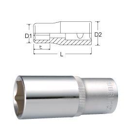 1/4`` Dr. -Deep 6 Point Sockets (1 / 4``Доктор-D p 6 Point Sockets)