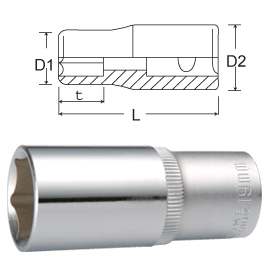3/8``Dr. -Deep 6 Point Sockets (3 / 8``Доктор D p-6 Point Sockets)