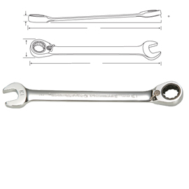 Reversible Combination Gear Wrenches