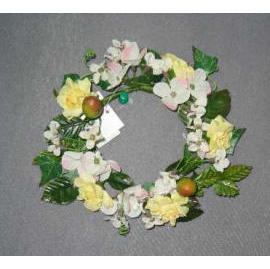 6`` MINI FLOWER CANDLE RING (6``MINI FLOWER CANDLE RING)