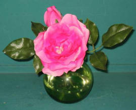 8``H POTTED ROSE