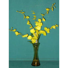 22``H DANCING ORCHID IN GLASS VASE