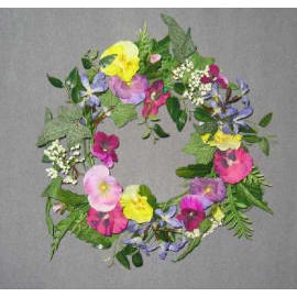 12``PANSY WREATH (12``PANSY WREATH)