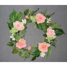 18`` ROSE WREATH (18``couronne de rose)