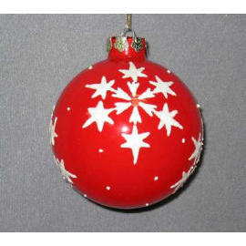 100MM GLASS BALL ORNAMENT