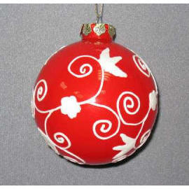 100MM GLASS BALL ORNAMENT