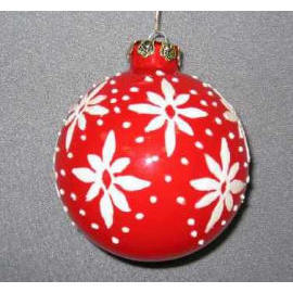 100MM GLASS BALL ORNAMENT