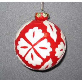 100MM GLASS BALL ORNAMENT (100MM VERRE Boule)