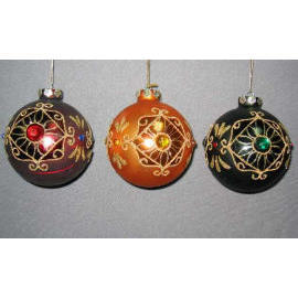 100MM GLASS BALL ORNAMENT (100MM VERRE Boule)