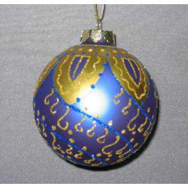 100MM GLASS BALL ORNAMENT (100MM VERRE Boule)