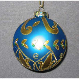 100MM GLASS BALL ORNAMENT (100MM VERRE Boule)