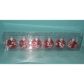 50MM GLASS NAME CARD HOLDER-SET/6 (50MM VERRE NOM DU TITULAIRE DE CARTE-SET / 6)