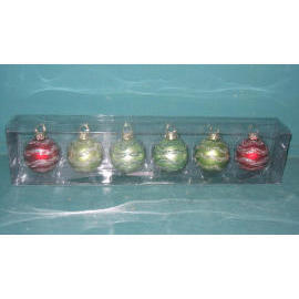 50MM GLASS NAME CARD HOLDER-SET/6