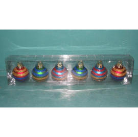 50MM GLASS NAME CARD HOLDER-SET/6