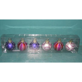 50MM GLASS NAME CARD HOLDER-SET/6