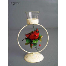 7``H METAL CANDLE HOLDER (7``H METAL PORTE BOUGIE)