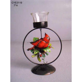 7``H METAL CANDLE HOLDER (7``H METAL PORTE BOUGIE)