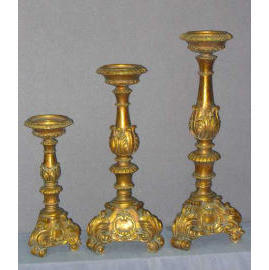 12``-20``H POLYRESIN CANDLE HOLDER