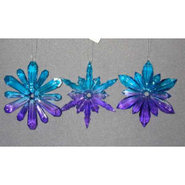 4,5``ACRYLIC SNOWFLAKE ORNAMENT (4,5``ACRYLIC SNOWFLAKE ORNAMENT)