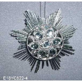 4.25`` ACRYLIC ORNAMENT W/JEWEL (4.25``ACRYLIQUE ORNAMENT W / Jewel)