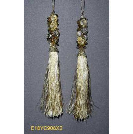 7.5`` ACRYLIC ORNAMENT W/TASSEL (7.5``ACRYLIQUE ORNAMENT W / TASSEL)