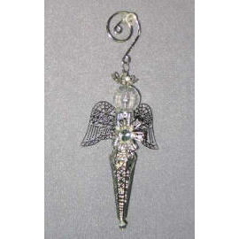 4`` ACRYLIC ANGEL ORNAMENT (4``ACRYLIQUE ANGEL ORNAMENT)