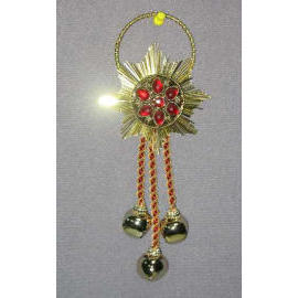 10.25`` DOOR HANGER ORNAMENT W/BELL