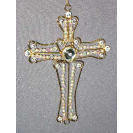 6.5`` WIRE CROSS ORNAMENT (6.5`` WIRE CROSS ORNAMENT)