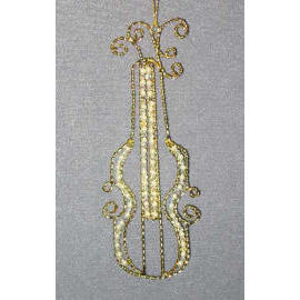 7.25`` WIRE MUSICAL INSTRUMENT ORNAMENT (7.25``WIRE INSTRUMENT DE MUSIQUE ORNAMENT)